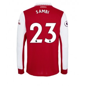 Arsenal Albert Sambi Lokonga #23 Hemmatröja 2022-23 Långa ärmar